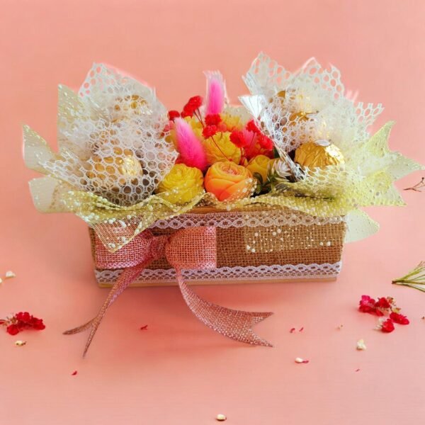 Chocolate Flower Bouquet Elegant - Image 2