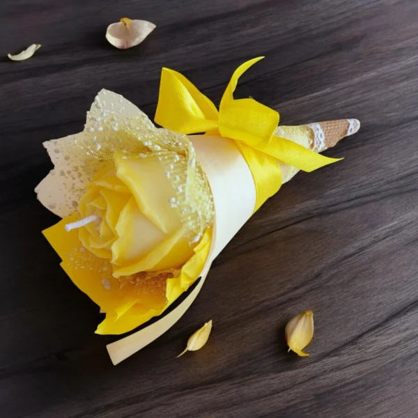 Scented Soy Wax Flower Bouquet - Image 2